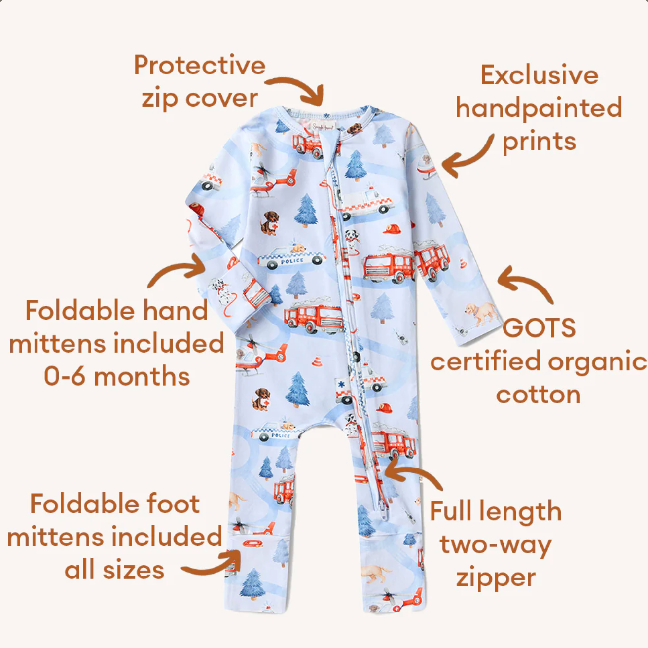 To The Rescue Organic Snugglesuit