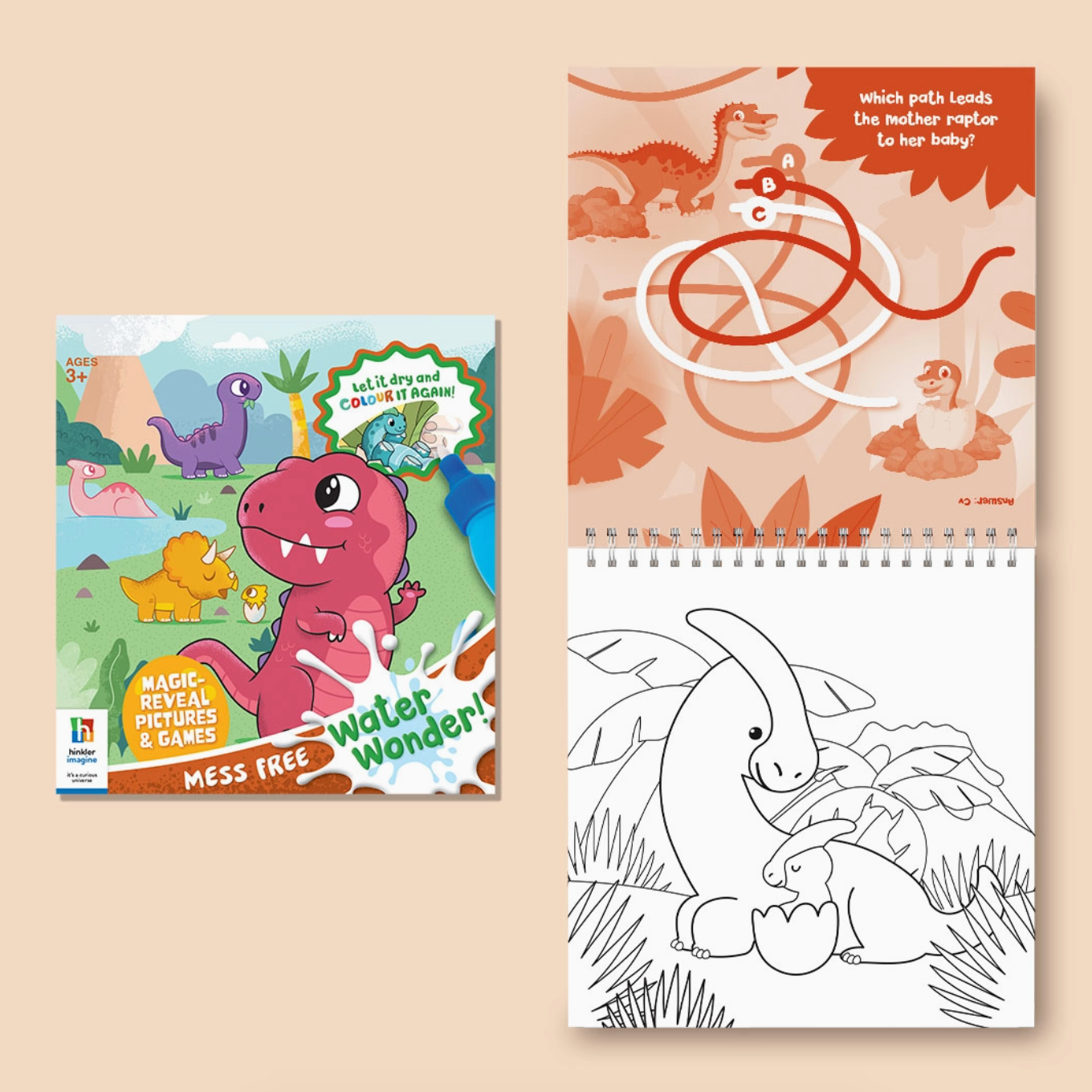 Inkredible Roarsome Dinosaurs Water Wonder