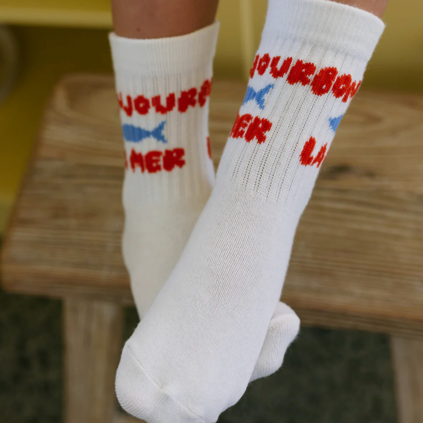 Bonjour La Mer Socks