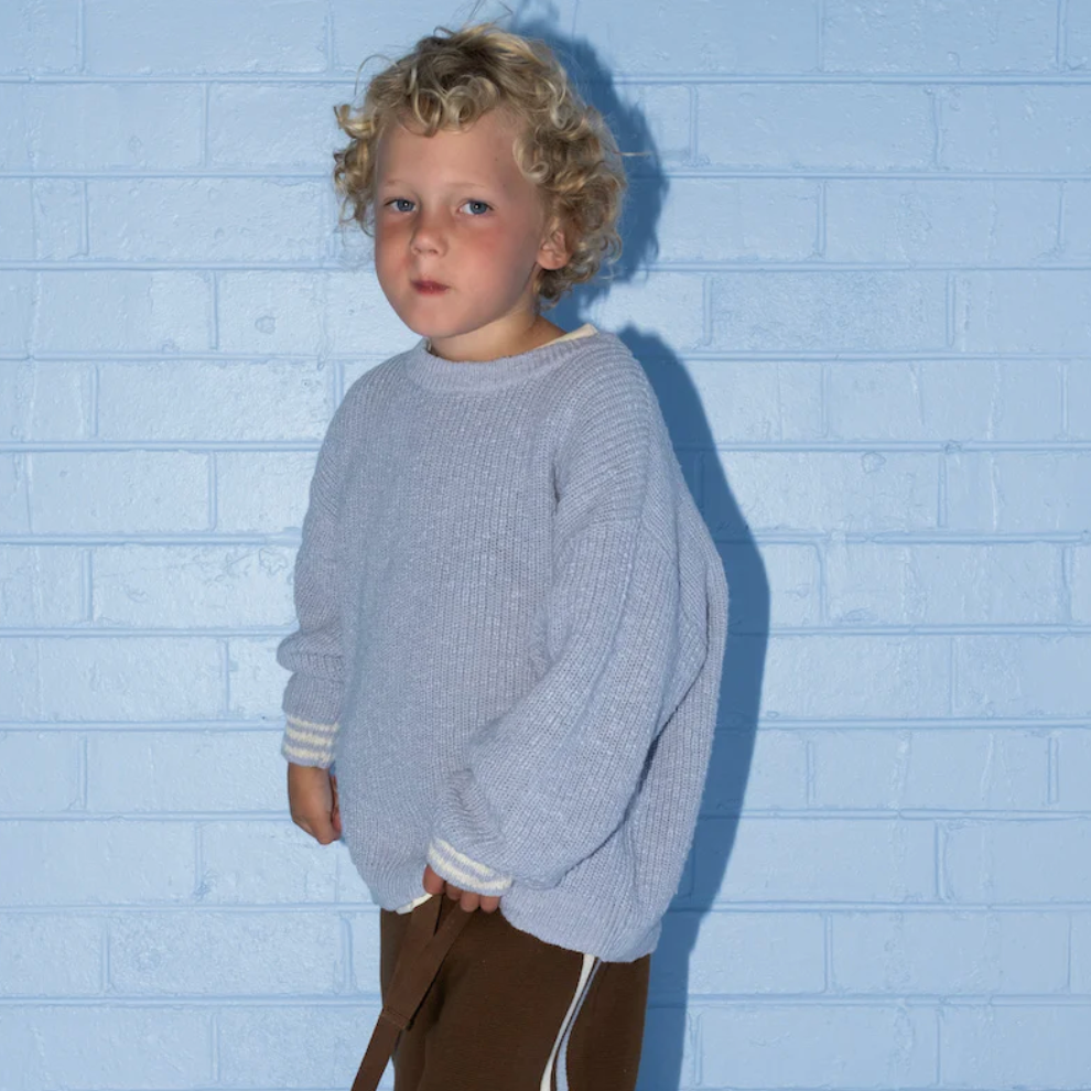 Organic Essential Textured Knit Pull Over
