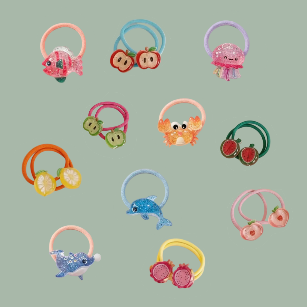Fruit & Friends Hair Ties