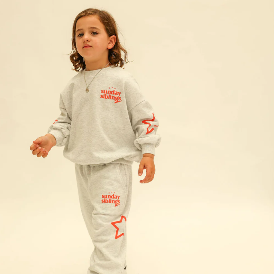 Siblings Set, Grey Sweater