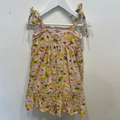 Fox & finch Dress Yellow/pink/blue 3