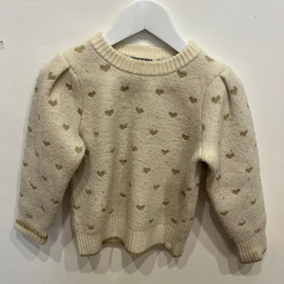 COUNTRY ROAD White and Gold Jumper, 4