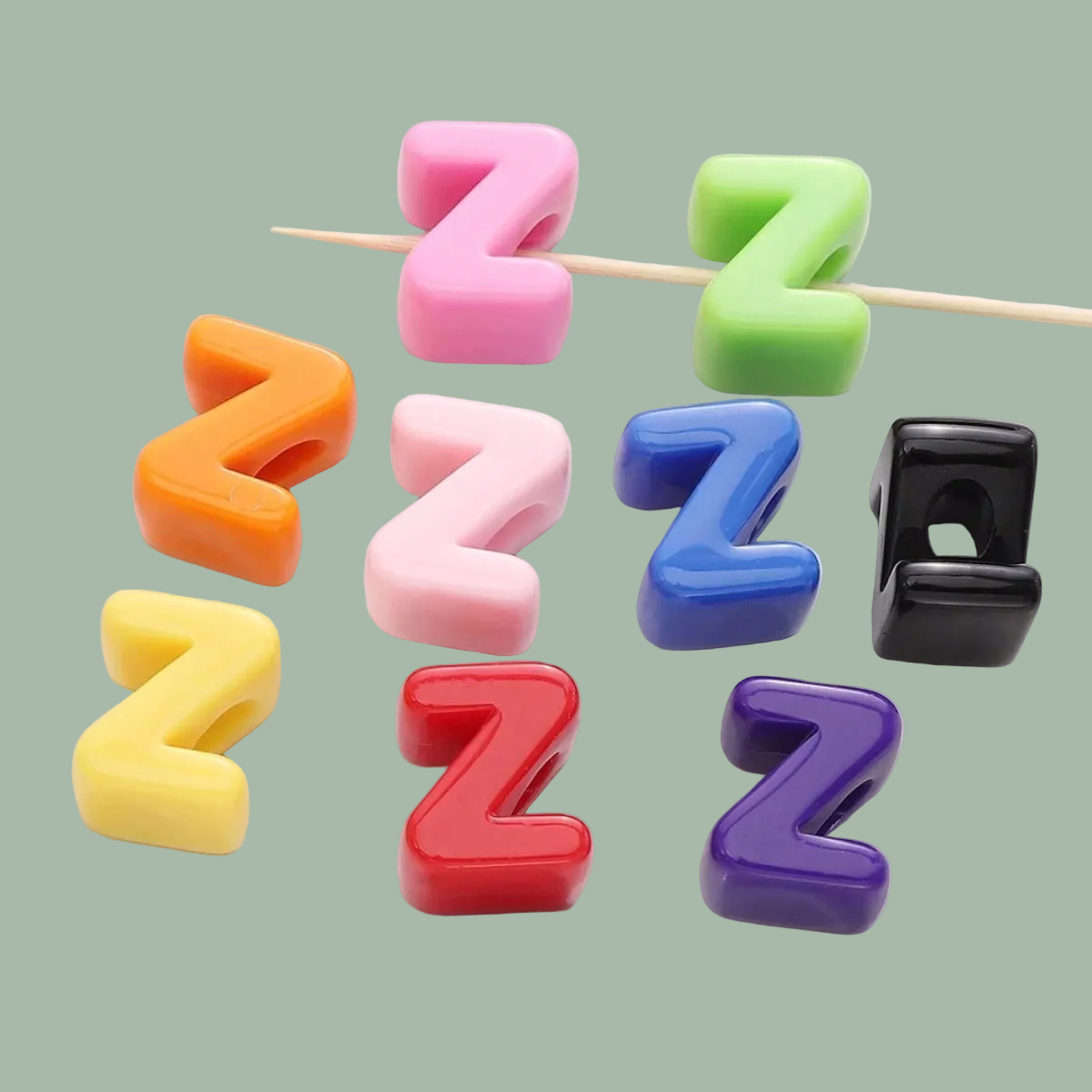 Chunky Letter Charms.