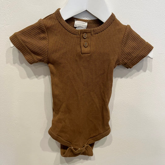 Jamie Kay brown romper, size 3-6m
