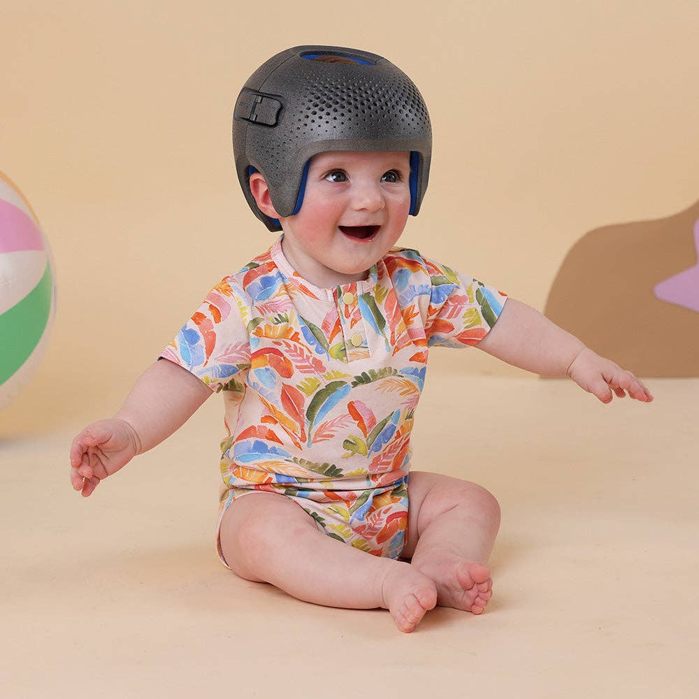 Summer Palm Short Sleeve Organic Bodysuit