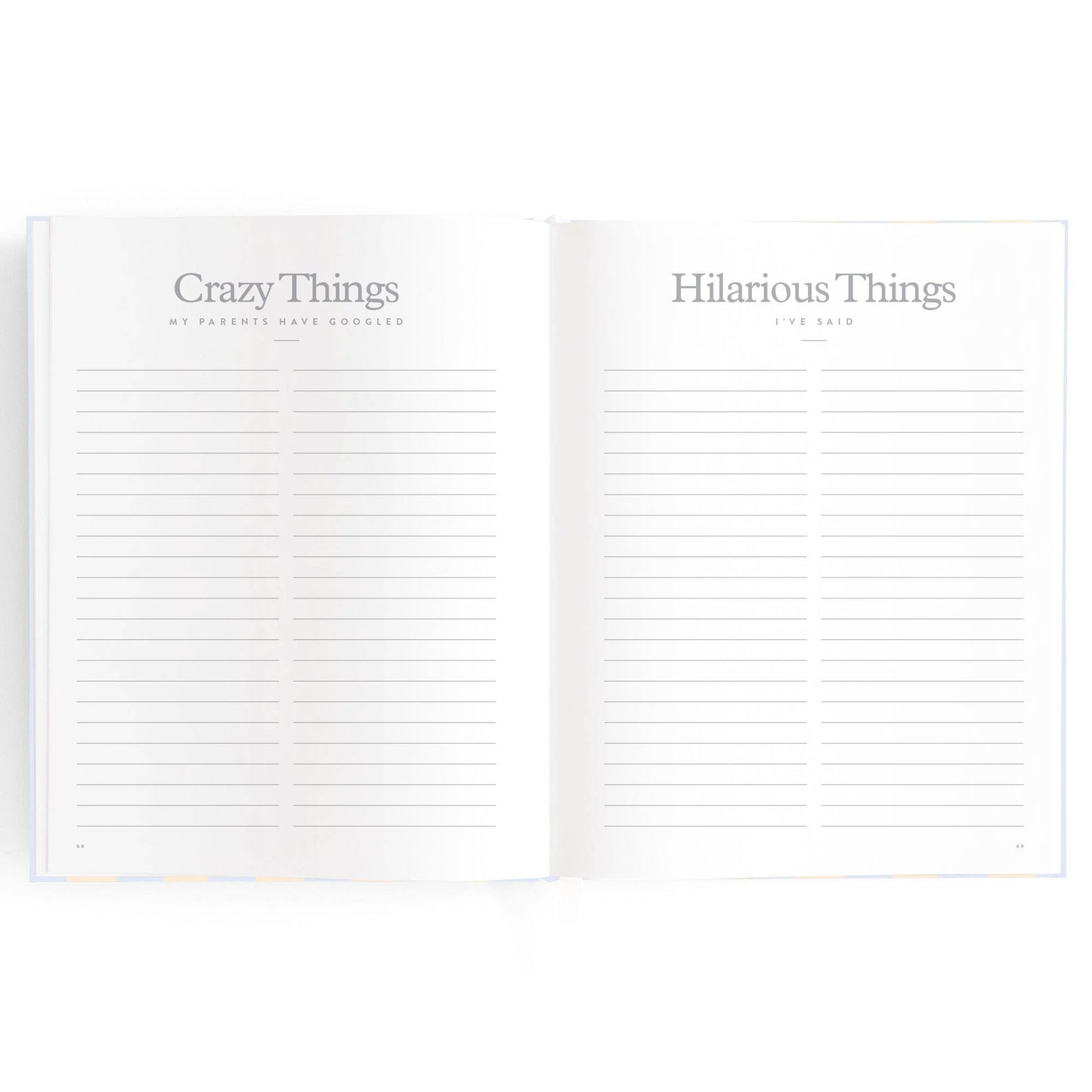 Baby Book, Cloud Stripe