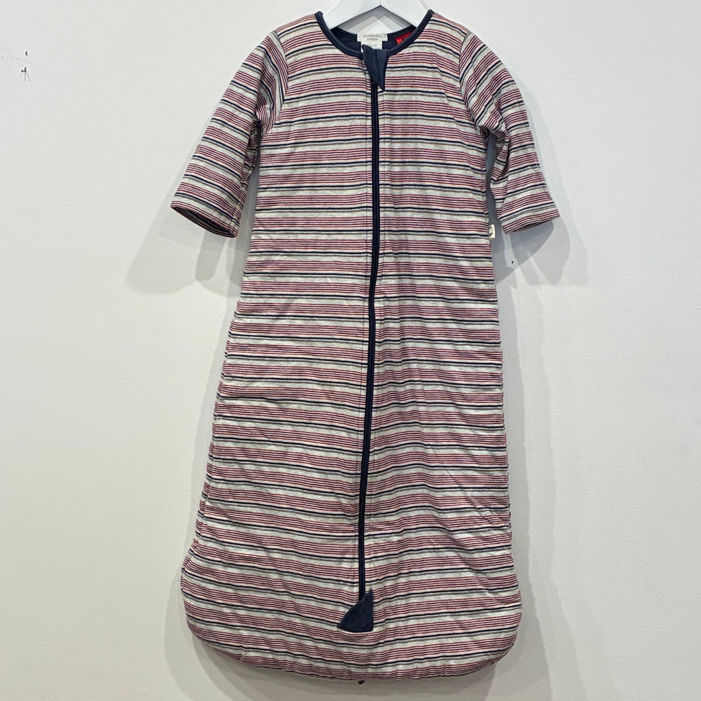 PURE BABY Striped Sleepbag, 1-2y