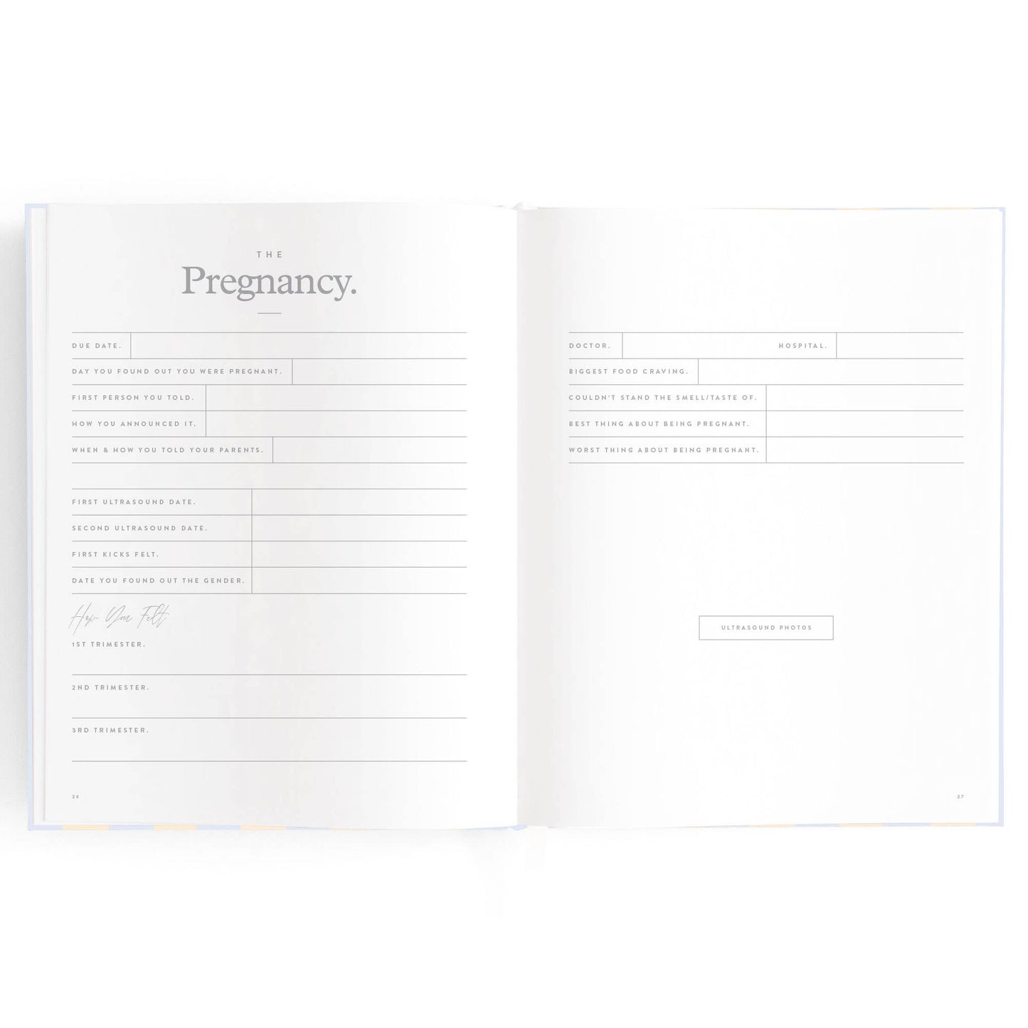 Baby Book, Cloud Stripe