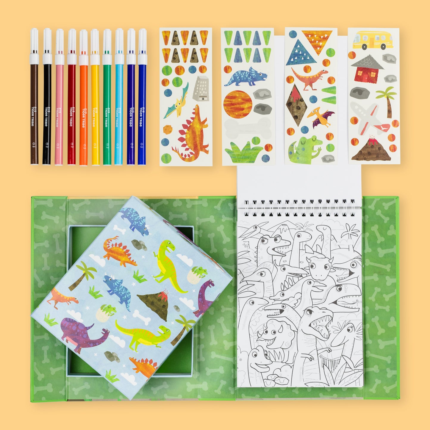 Colouring Set, Dinosaurs