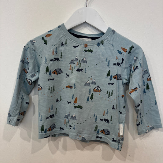 PUREBABY Mountain long sleeve, 3y