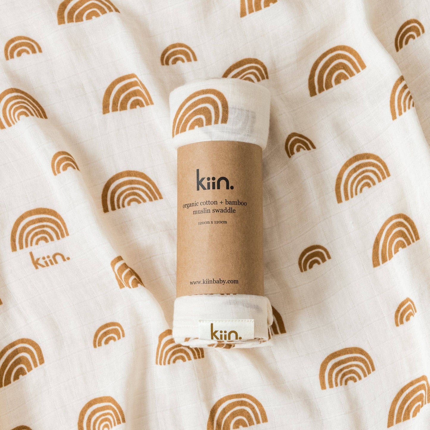 Rainbow Organic Muslin Swaddle