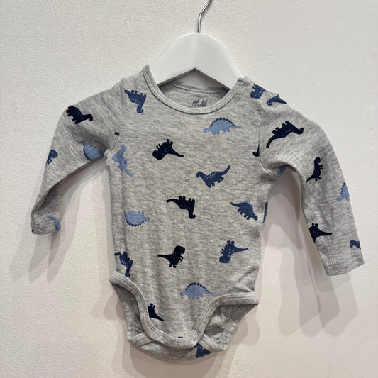 H&M Dino Bodysuit, 0-3m