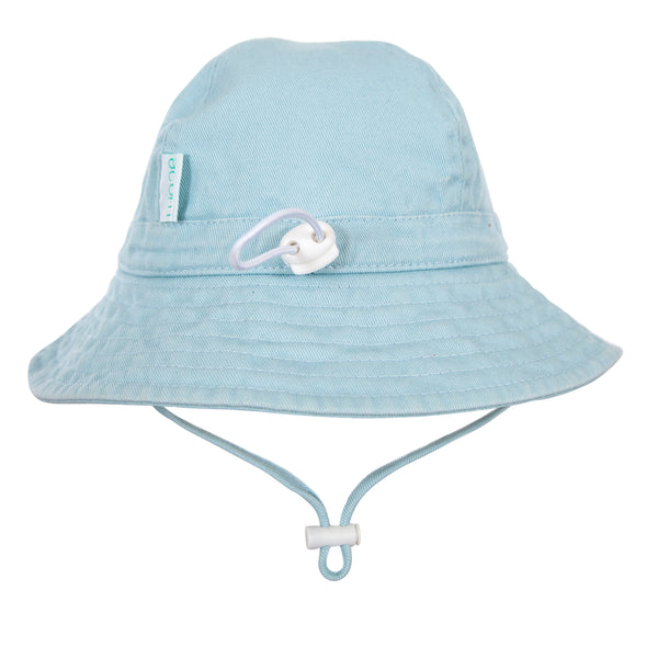 Seafoam Wide Brim Infant Hat