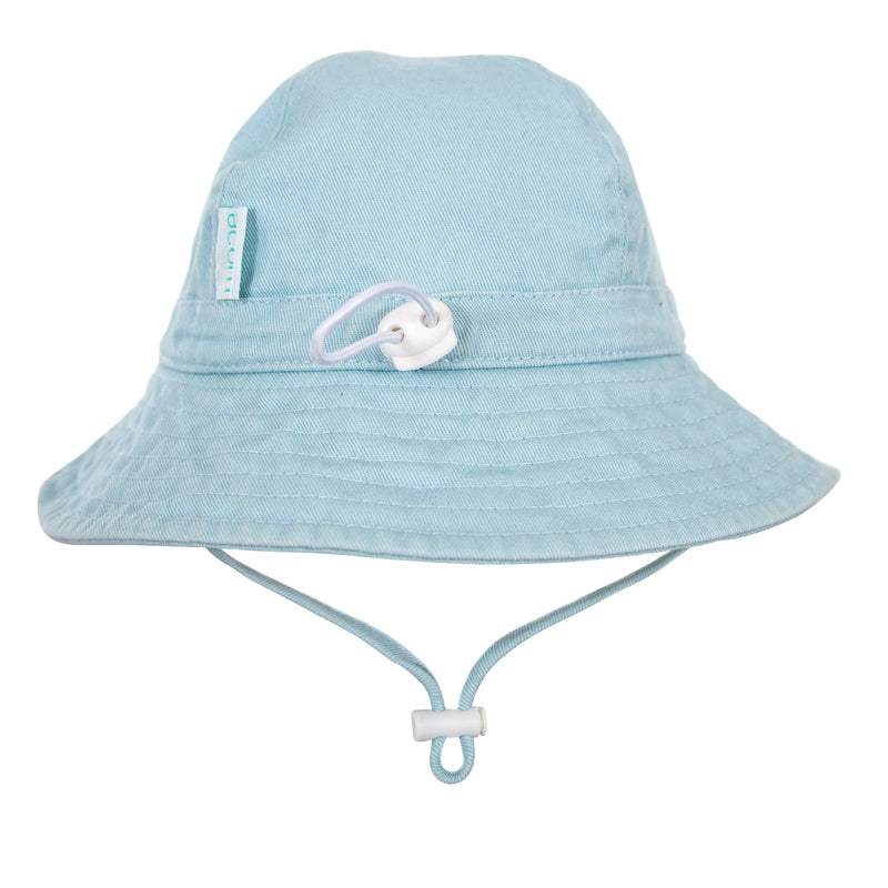 Seafoam Wide Brim Infant Hat