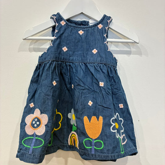 JACK&MILLY Denim Dress, 3-6m