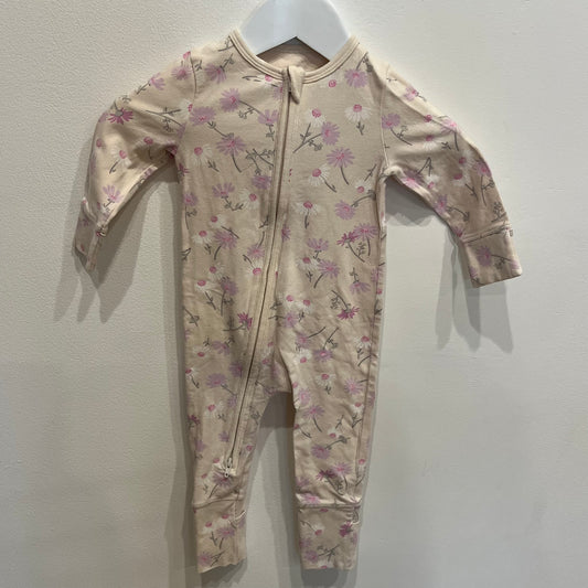 COUNTRY ROAD lilac floral onesie, size 3-6m