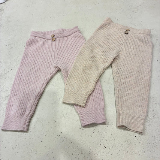QUINCY MAY 2x Knit Pants 6-12m