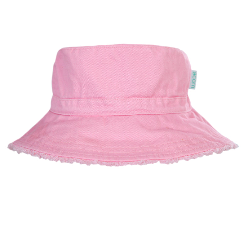 Strawberry Frayed Bucket Hat