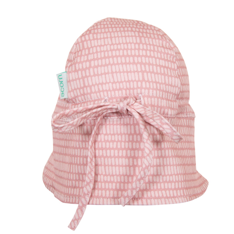 Rose Dashes Flap Hat