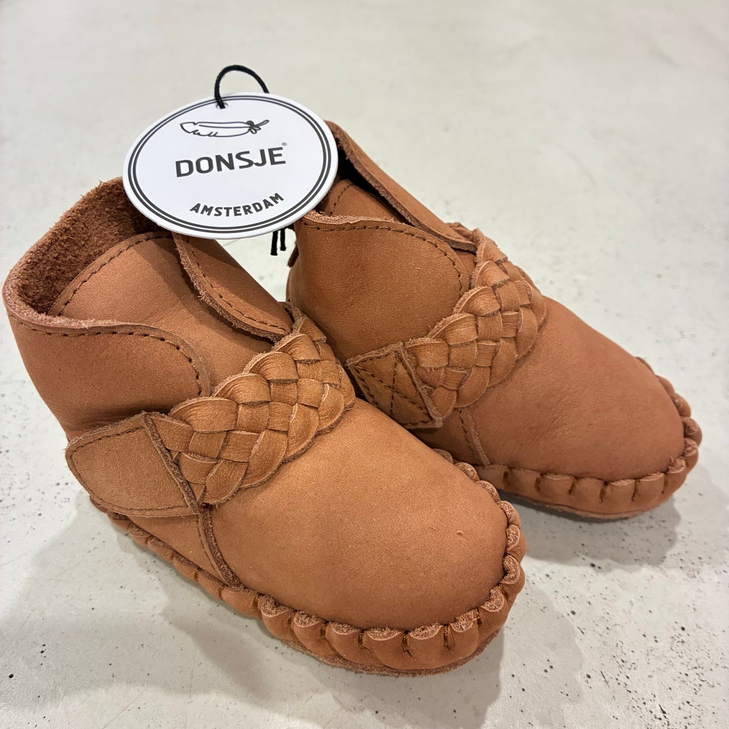 DONSJE AMSTERDAM Leather Booties, 6-12m