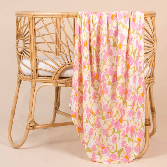 Whimsy Organic Muslin Swaddle