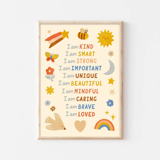 Illustrated Affirmation Print