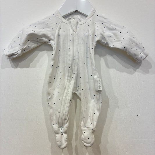PUREBABY Blue Spot Zippy, 00000