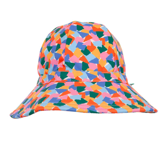 Art Fun Wide Brim Swim Hat