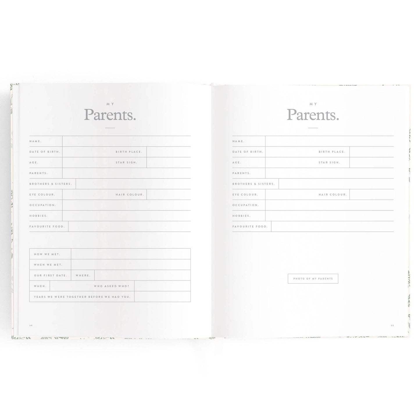 Baby Book, Cypress