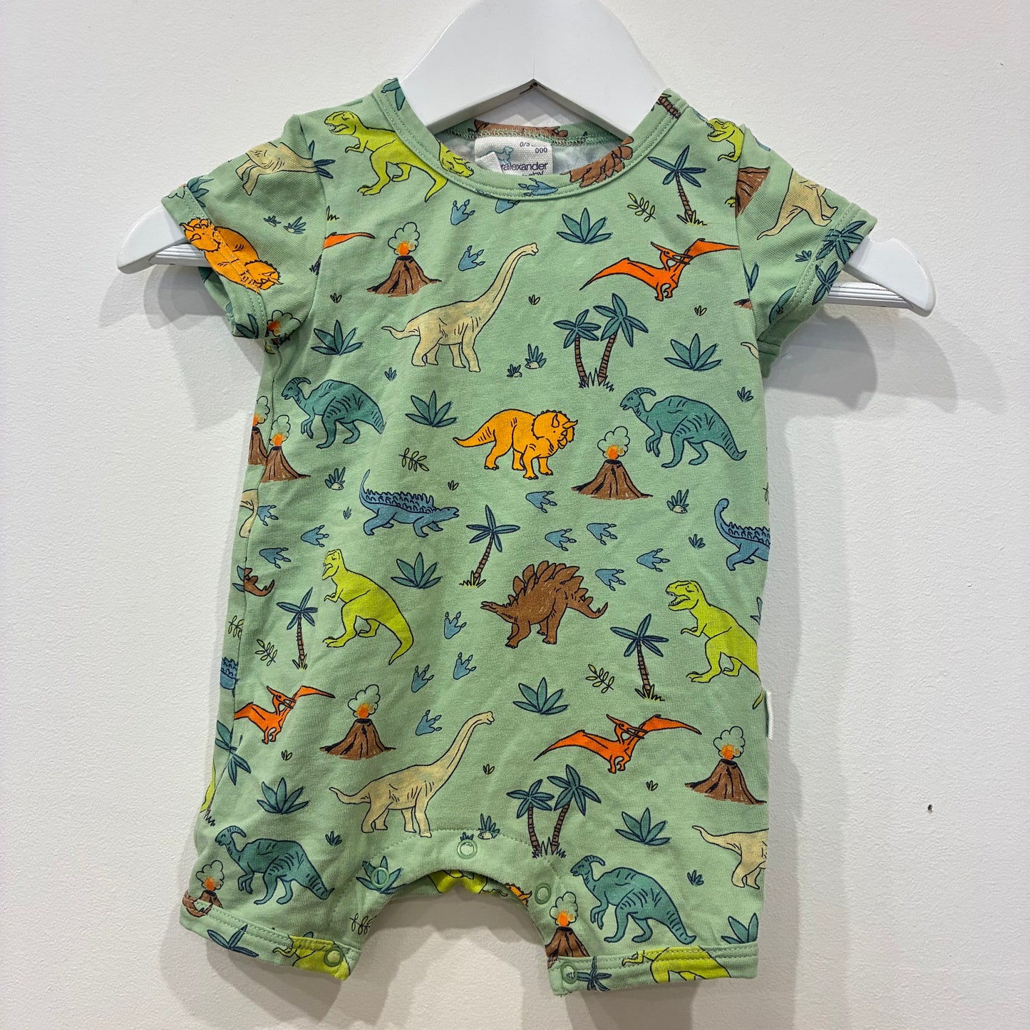 PETER ALEXANDER Dino Romper, 0-3m