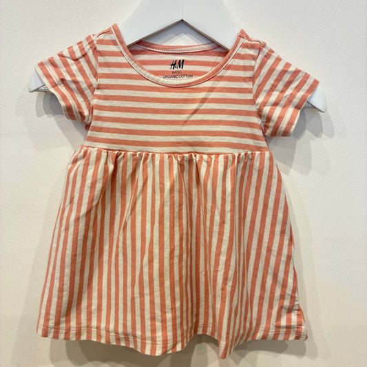 H&M Striped Dress, 0-3m