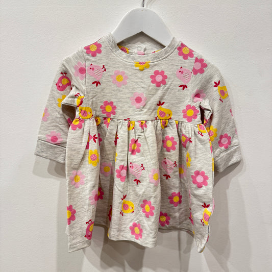 SPROUT long sleeve dress, 6-12m