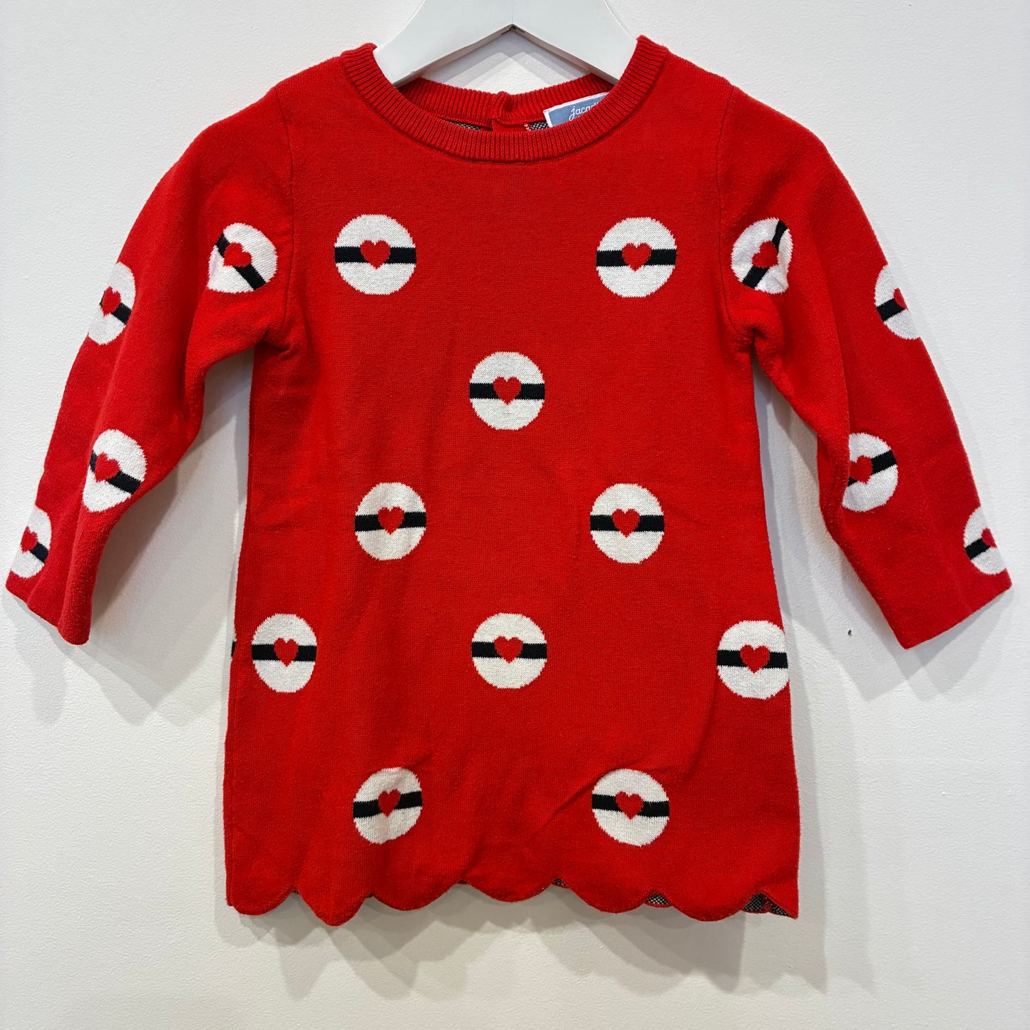 JACARDI PARIS Red Knit Dress, 18m