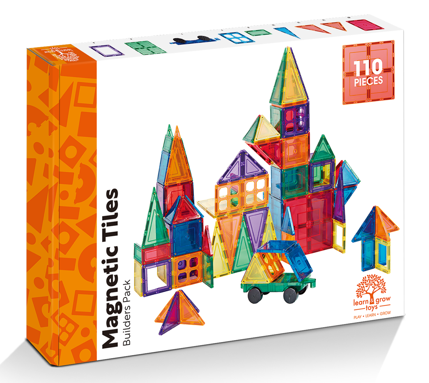 Magnetic Tiles- Builders Pack (110 Pcs)