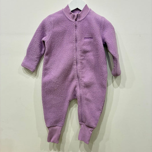 BONDS Purple Fleece Onesie, 6-12m