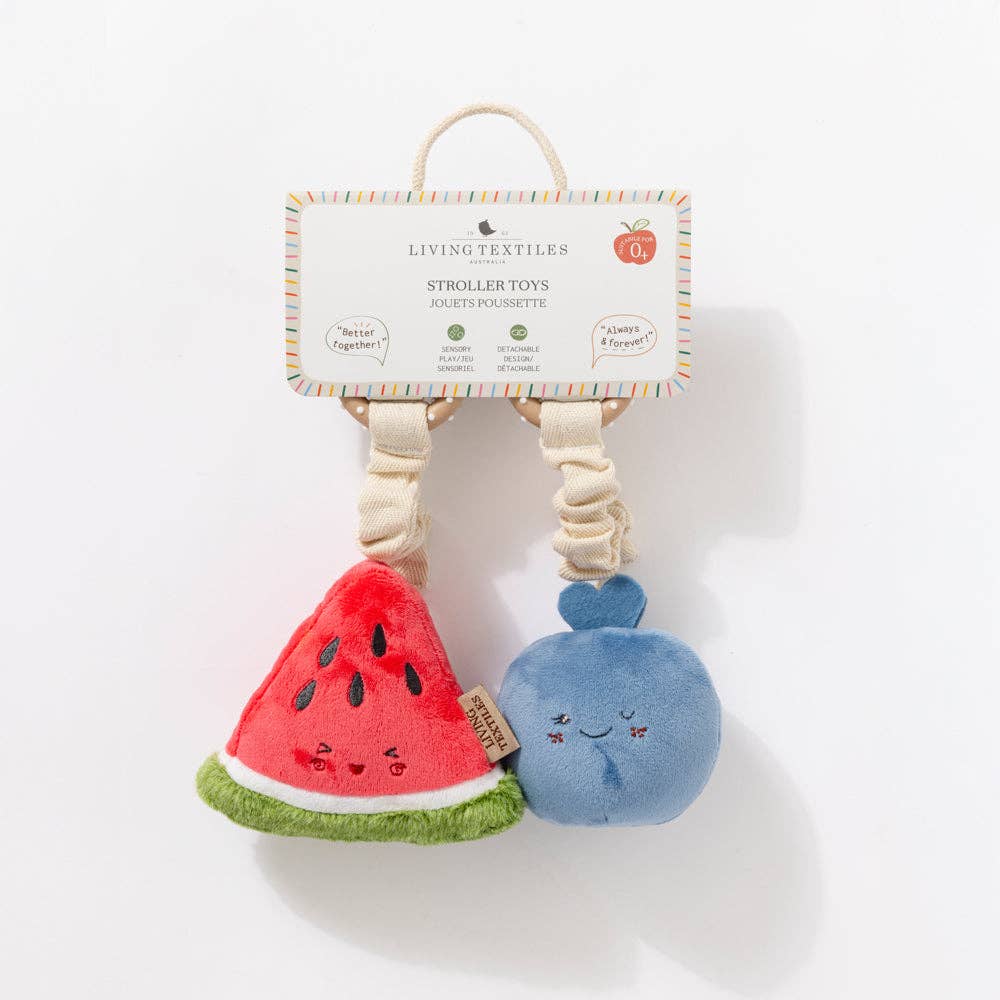 Watermelon & Blueberry Stroller Toys