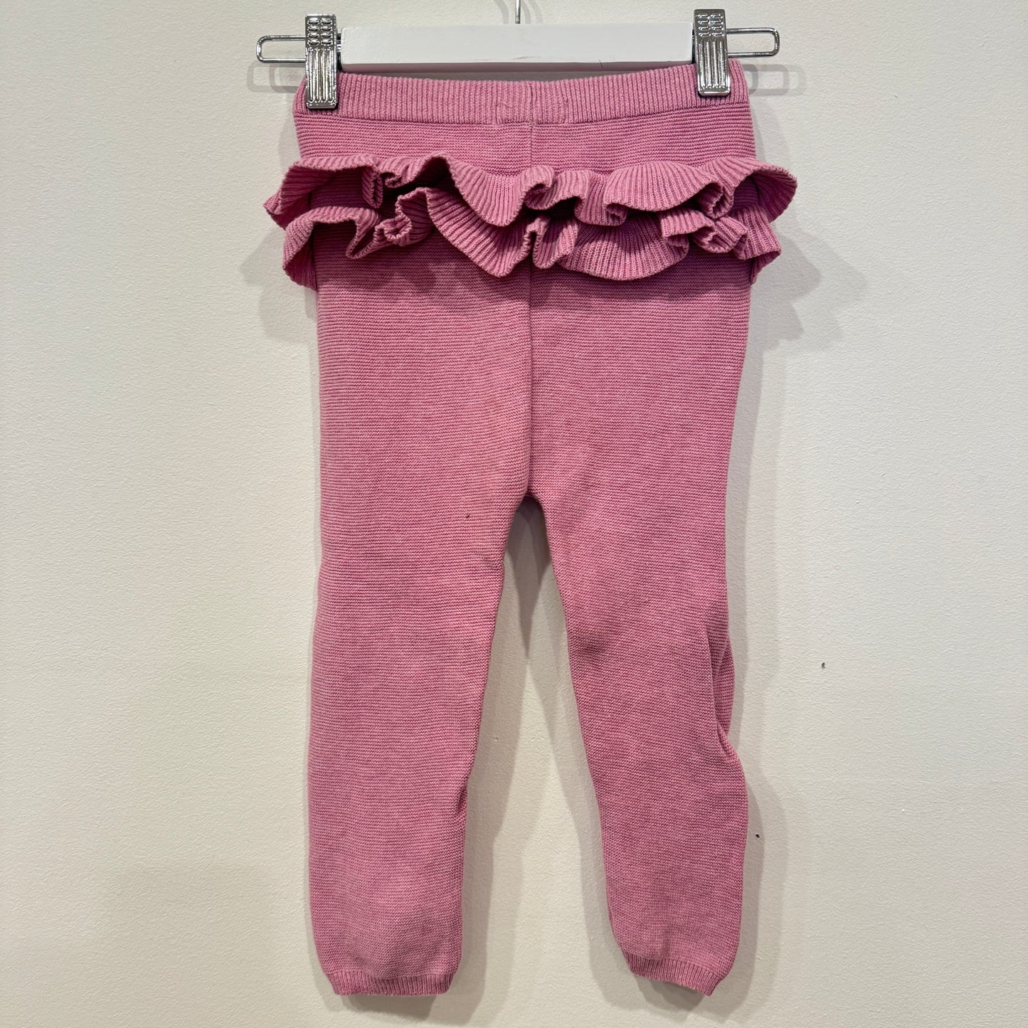 PUREBABY Pink wool pants, 18-24m