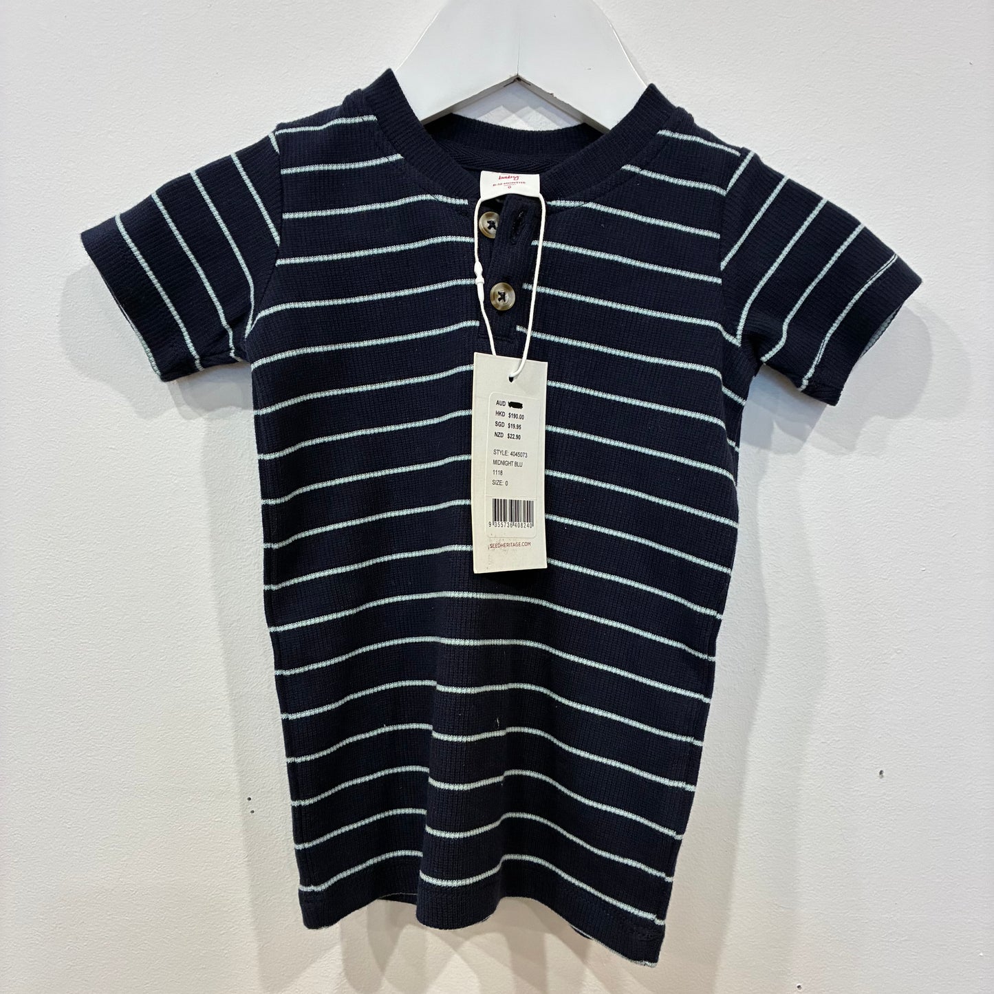 SEED Striped Tee, 6-12m