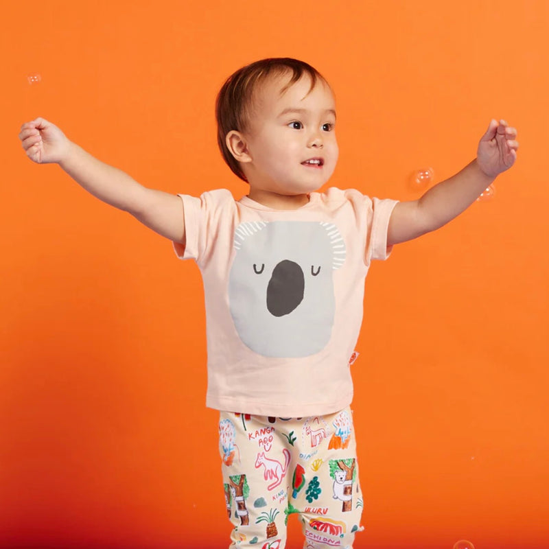 Koala Kids T-Shirt, Peach