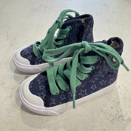 WALNUT Hightop Canvas Boots, size 24