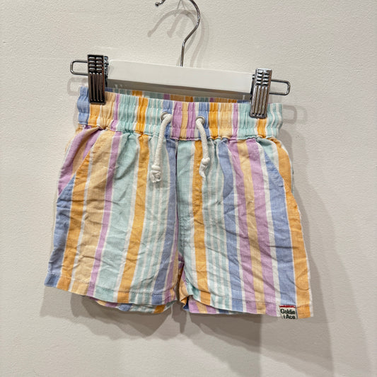 GOLDIE + ACE Striped Shorts, 6-12m