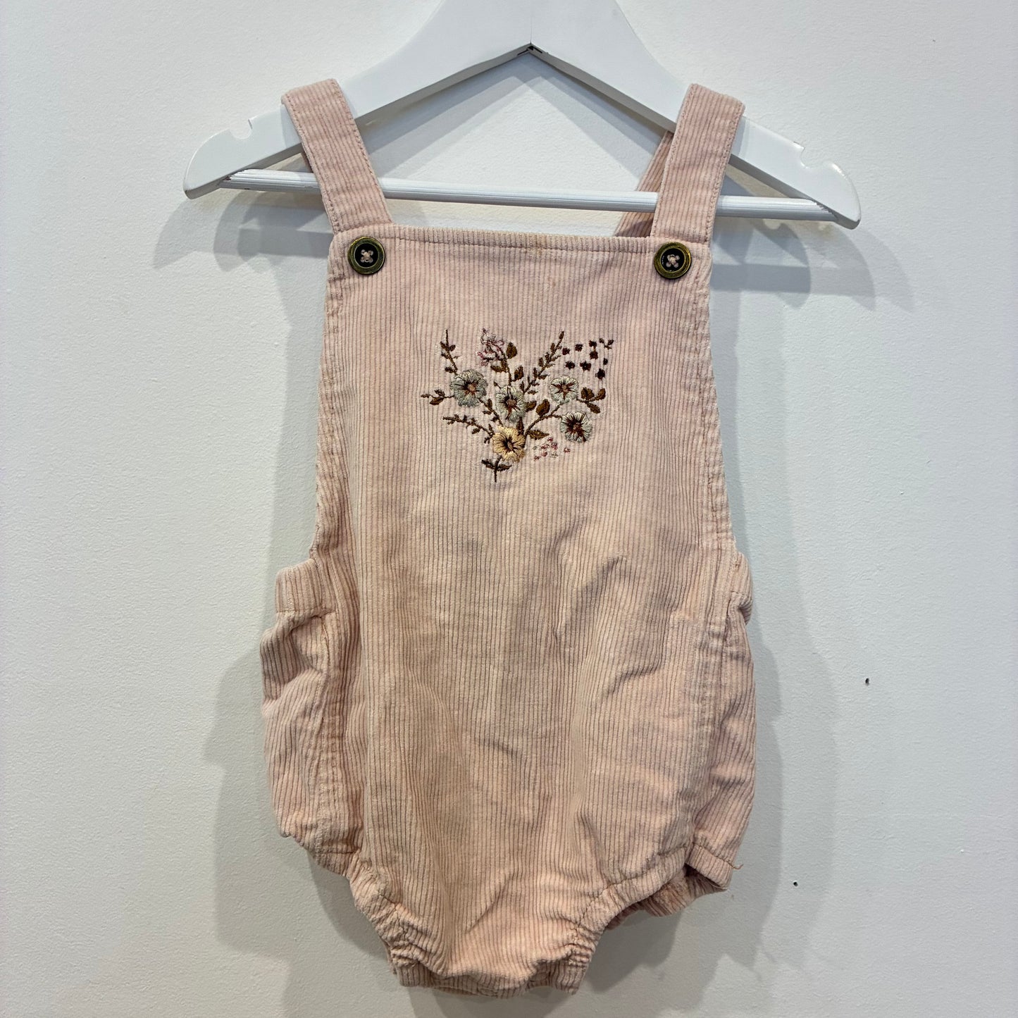 JAMIE KAY Peach Cord Romper, 2