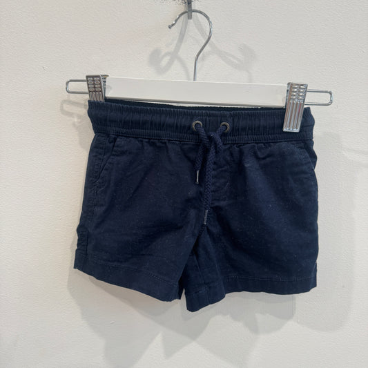 CR Navy Shorts, 3-6m