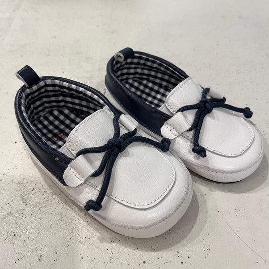 SEED Navy/White Boat Shoes, size 12-18m