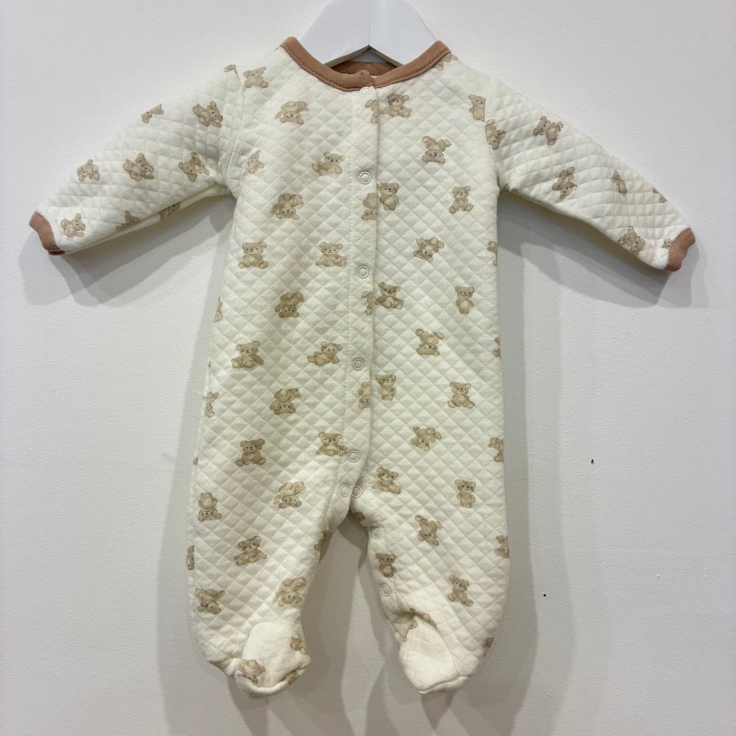 KYLE+DEENA Bear Onesie, 0-3m