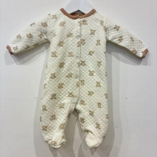 KYLE+DEENA Bear Onesie, 0-3m