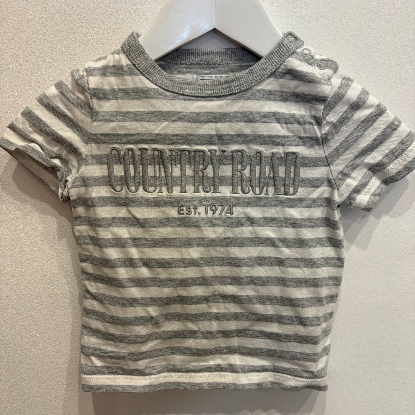 COUNTRY ROAD grey t-shirt, size 12-18m