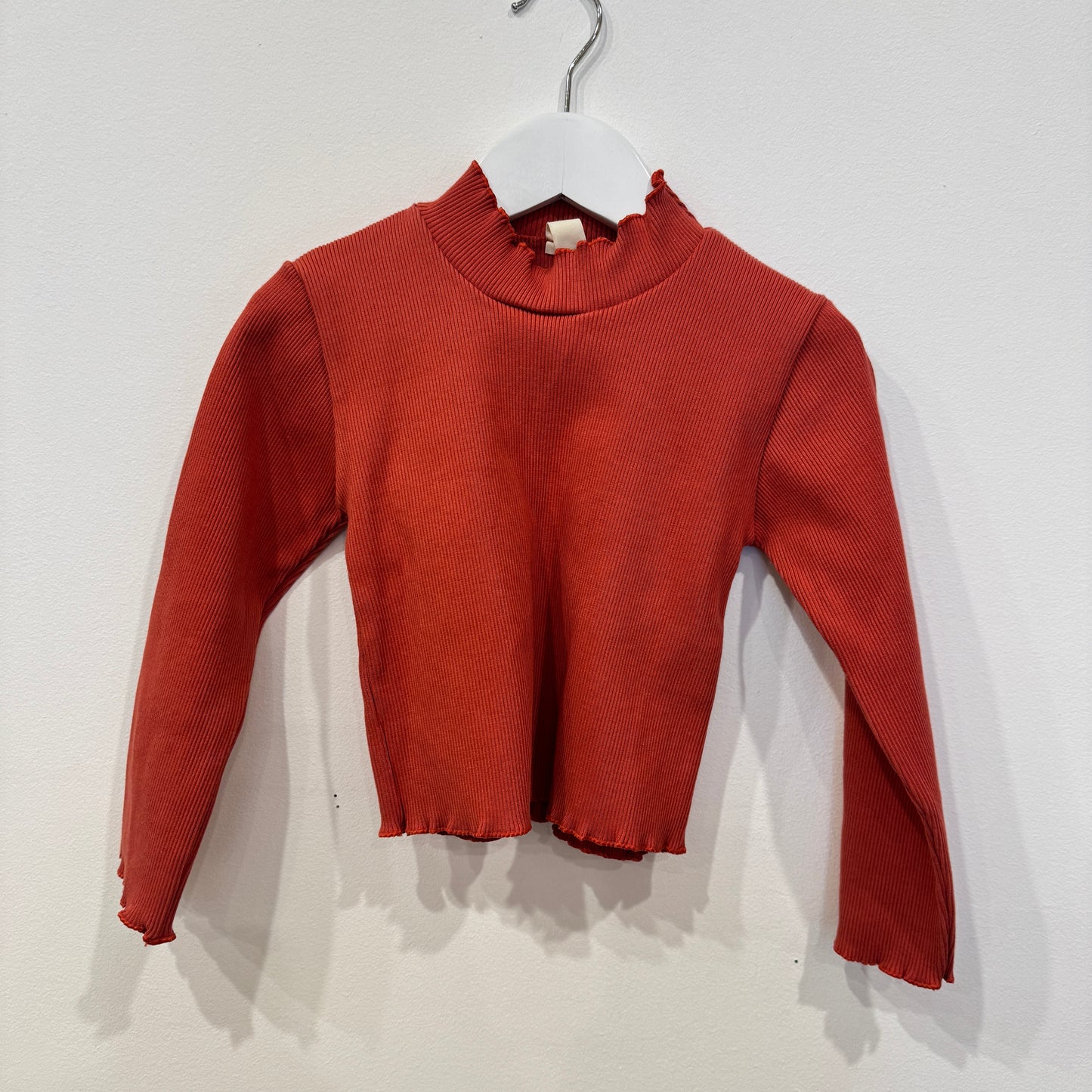MILLK Red L/S Rib, 6y